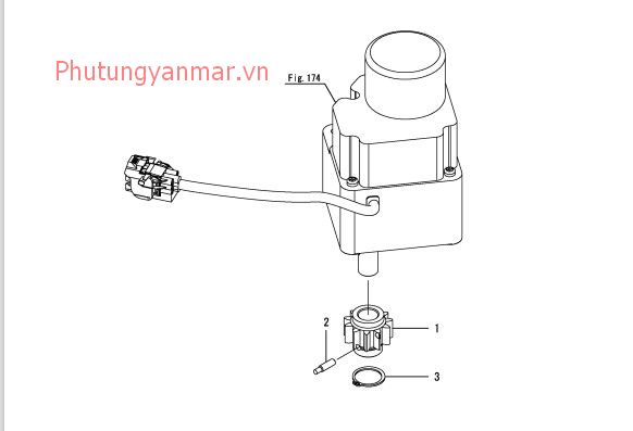 Điều khiển trống cuốn lúa - di chuyển - vòng tròn